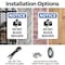Signmission Do Not Block Mailbox, 7 in W x Rectangle, Plastic OS-2PACK-NS-P-710-V-11082 - alternate 2